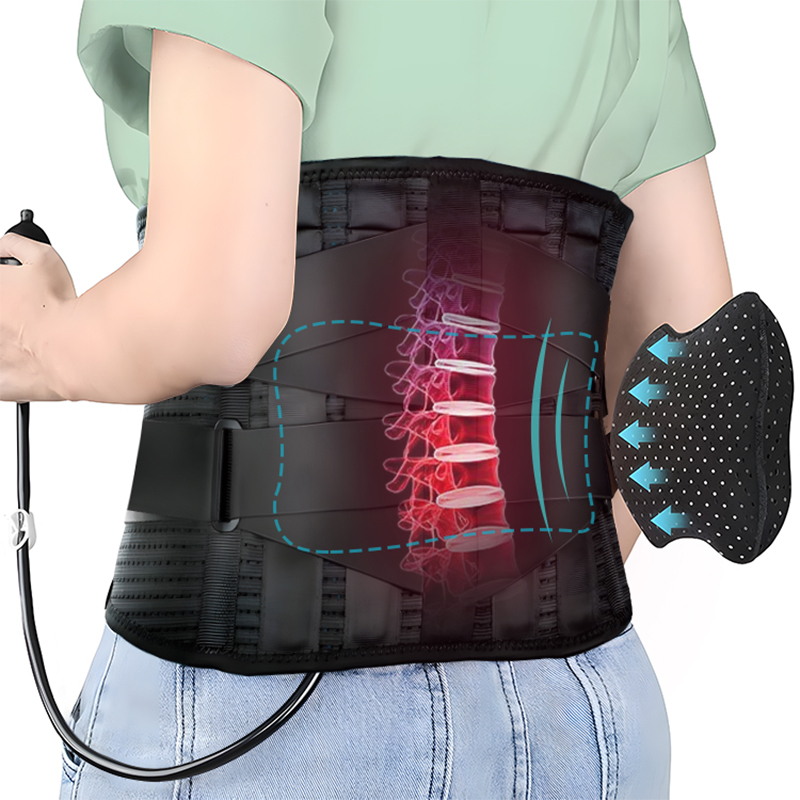 Posture Corrector Back Brace - Cinturón de soporte Lumbar con almohadilla