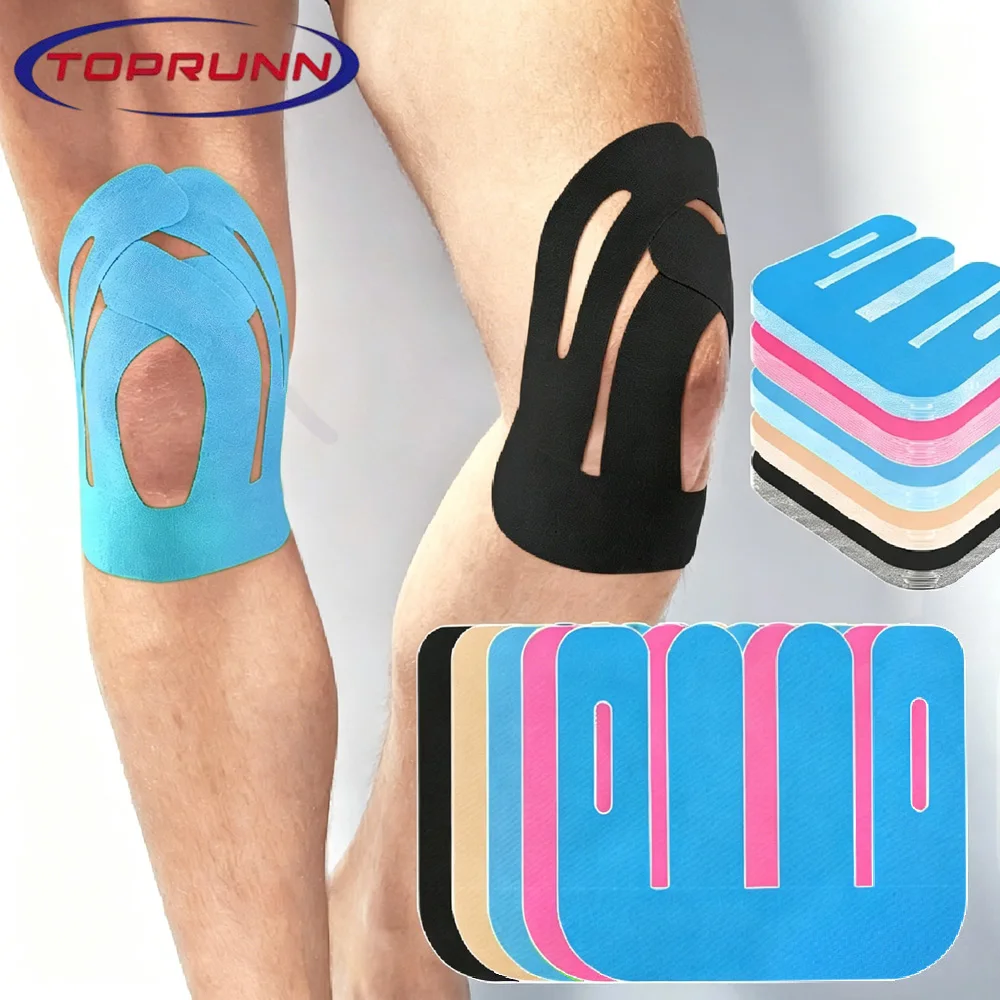 Sports Taping Precut - 10 Cintas Elásticas Precortadas de Kinesiología