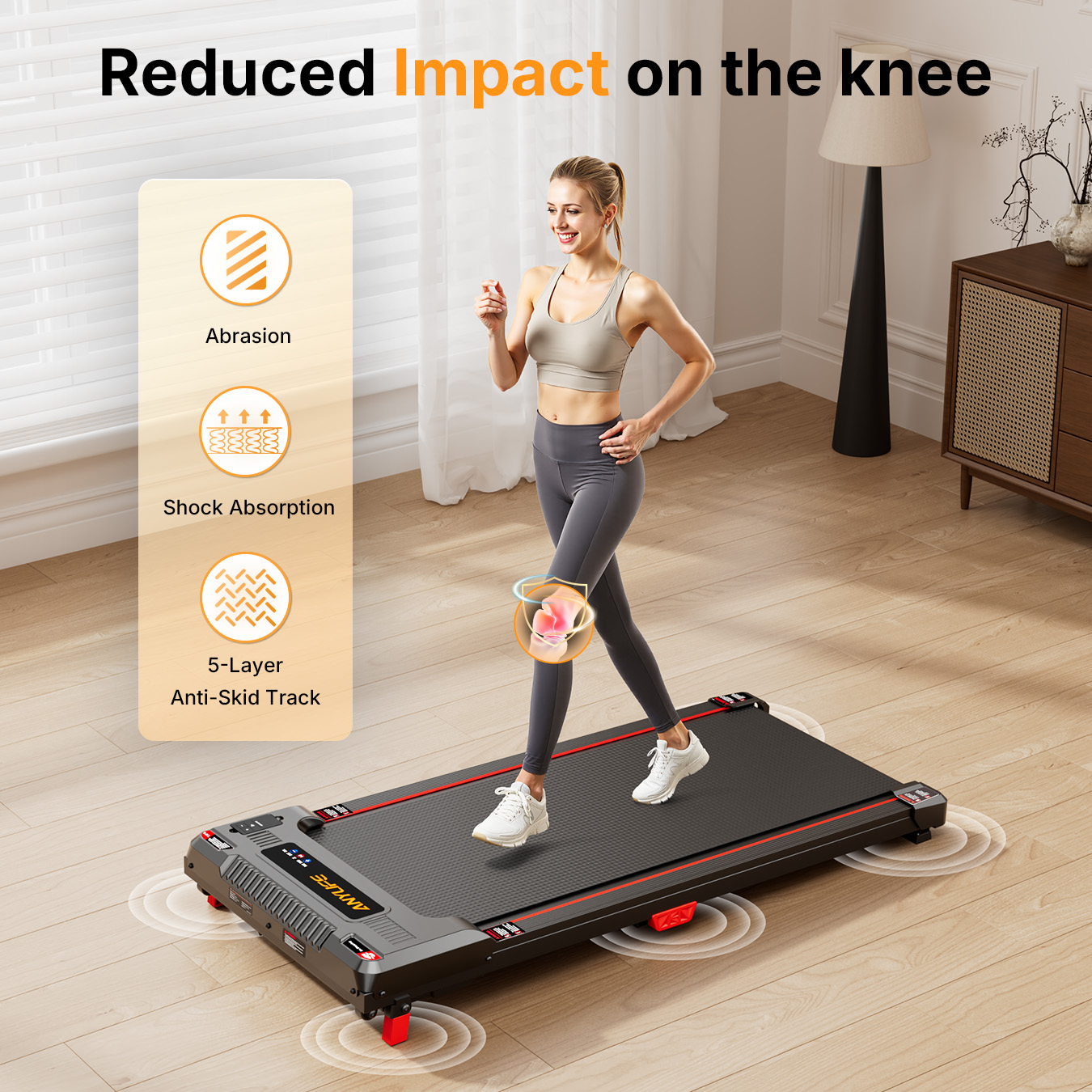 Caminadora AnyLife 480D-A, equ - Health Wellness Training reseña y precio