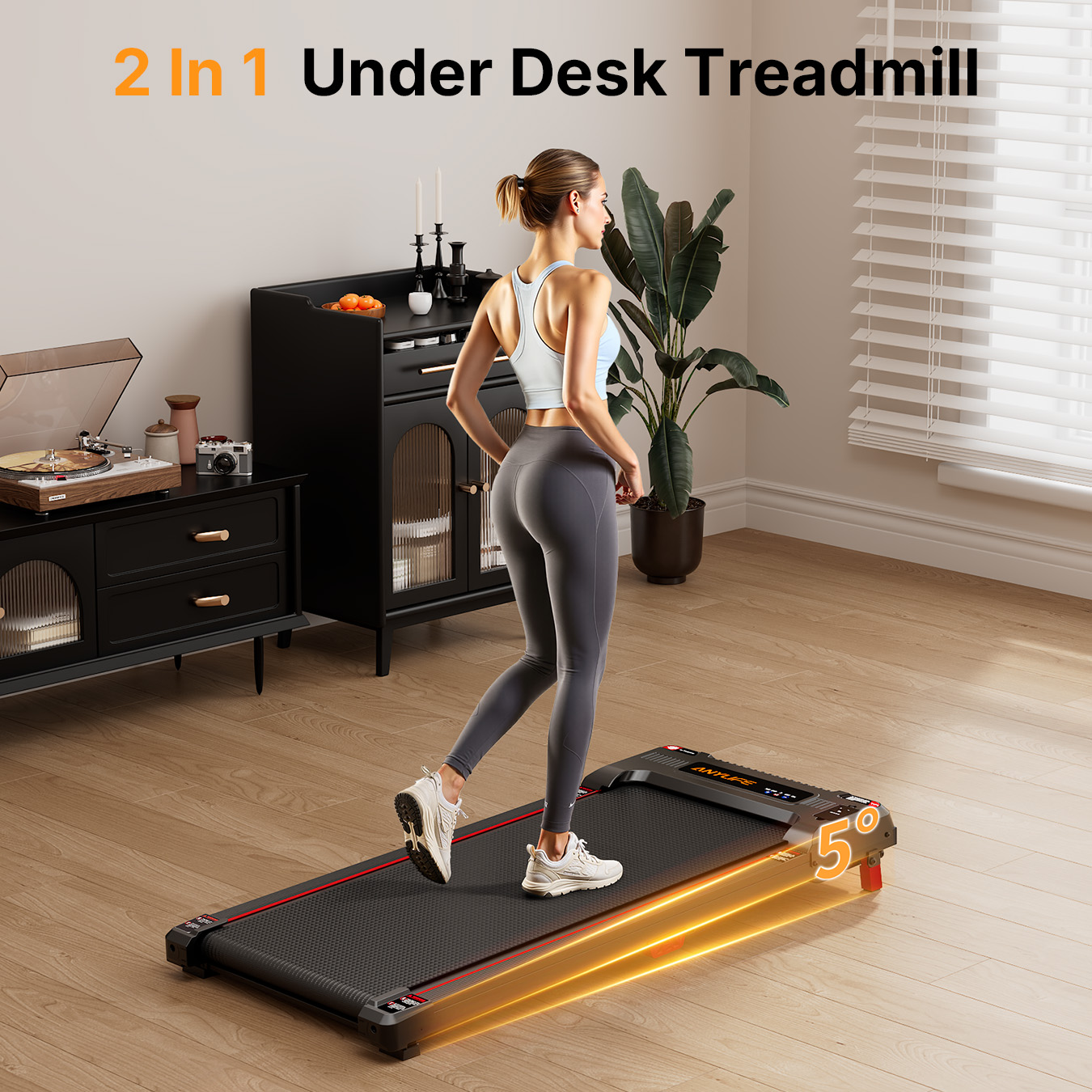 Caminadora AnyLife 480D-A, equ - Health Wellness Training reseña y precio
