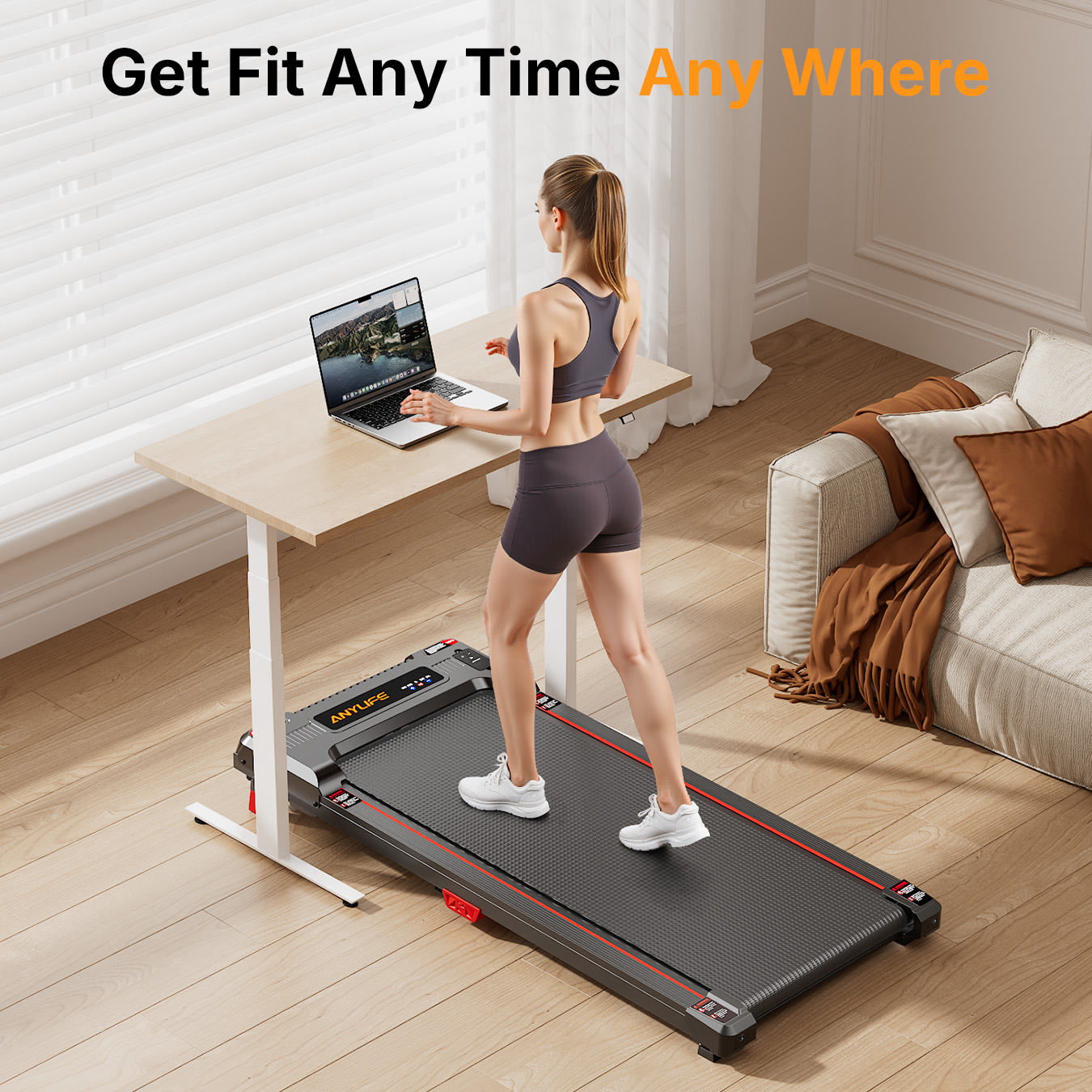 Caminadora AnyLife 480D-A, equ - Health Wellness Training reseña y precio