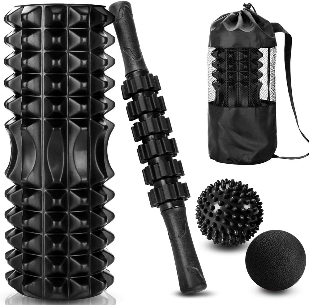 Juego 5 en 1, rodillo de espum - Vibrating Foam Roller reseña y precio