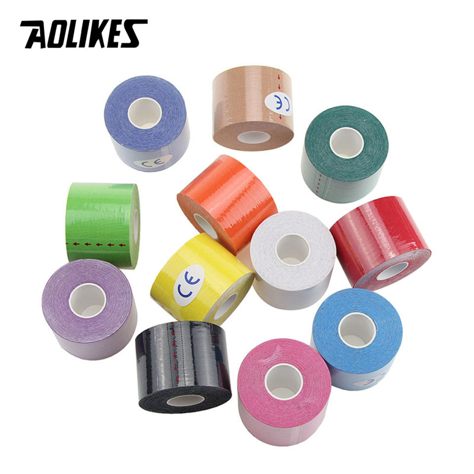 AOLIKES-Cinta de kinesiología  - Sports Taping Precut reseña y precio
