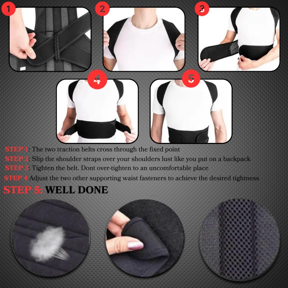 Corrector de Postura para Homb - Posture Corrector Back Brace reseña y precio