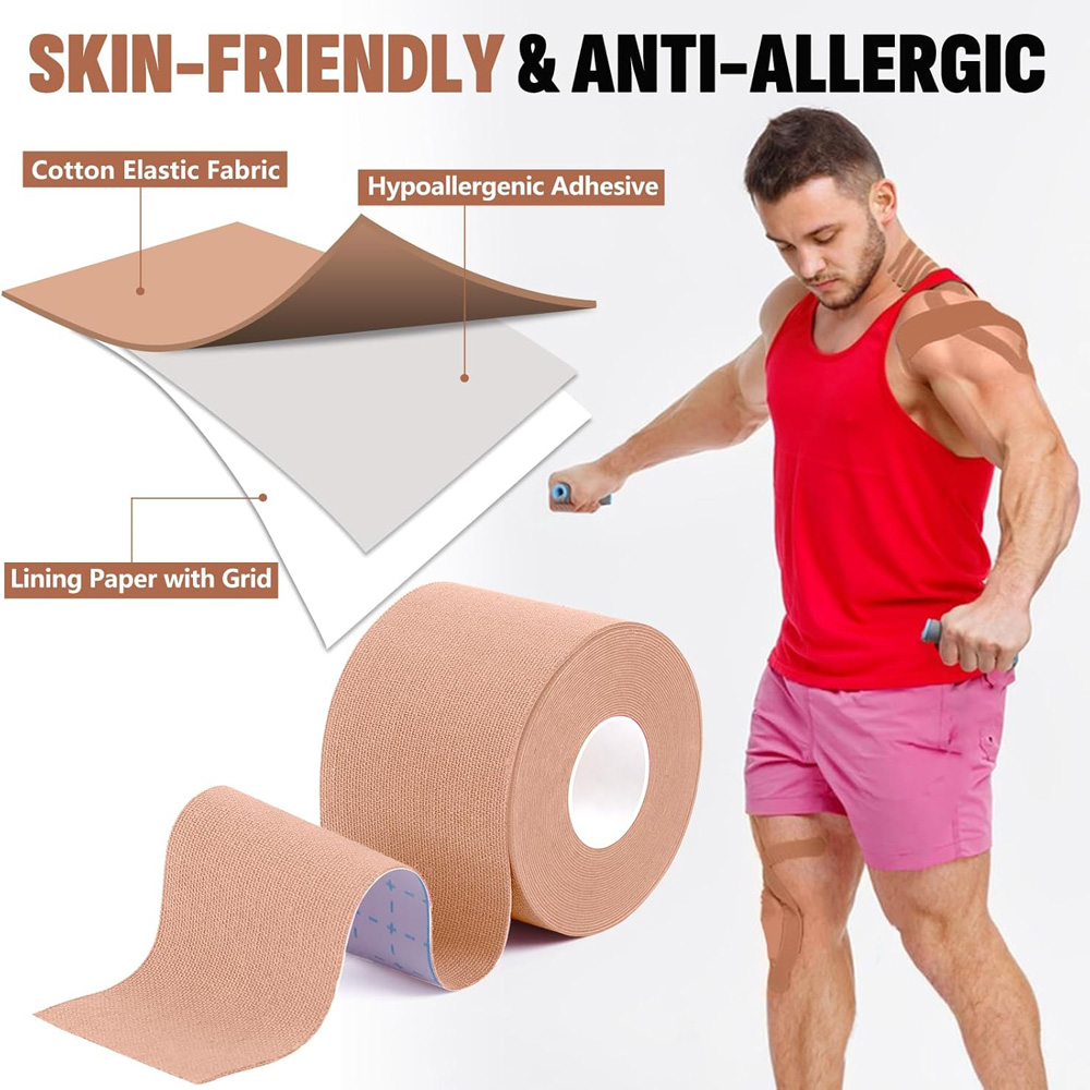 5 rollos de cinta de kinesiolo - Sports Taping Precut reseña y precio