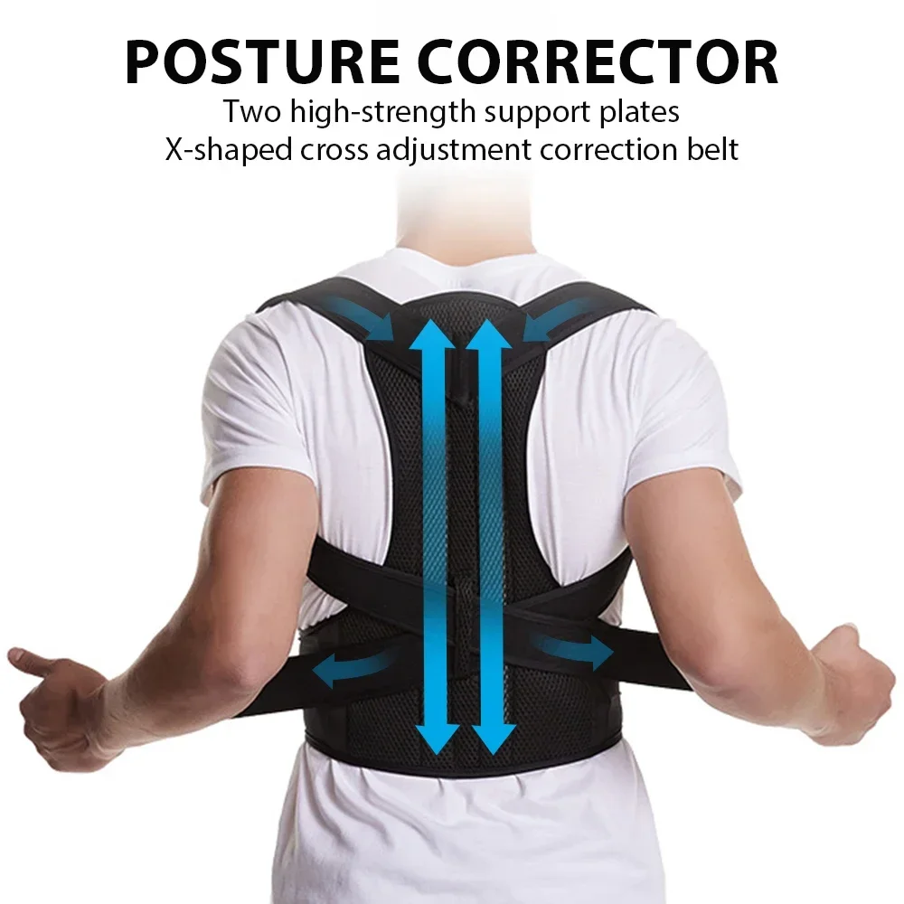 1 Faja reforzada correctora de - Posture Corrector Back Brace reseña y precio
