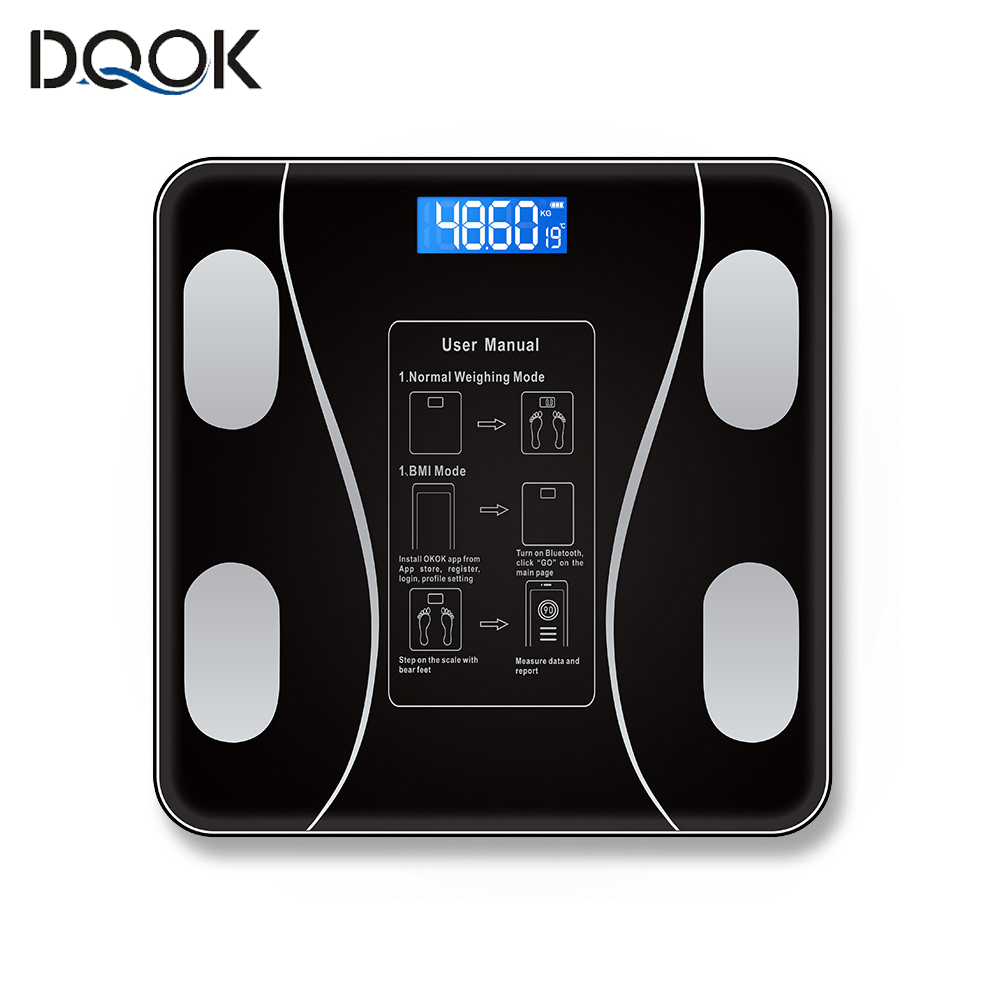 Báscula de grasa corporal, bás - Digital Body Weight Scale reseña y precio