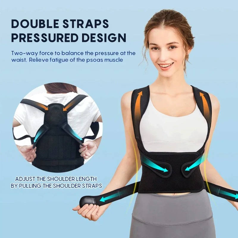 Corrector de postura con tiran - Posture Corrector Back Brace reseña y precio